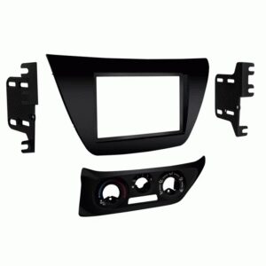 Ensemble de fixation de radio pour voiture Mitshubishi Lancer 2002-2007. Pour radio de format Double DIN.