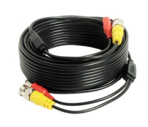 Câble coaxial RG-59 pour allimentation de caméra de surveillance