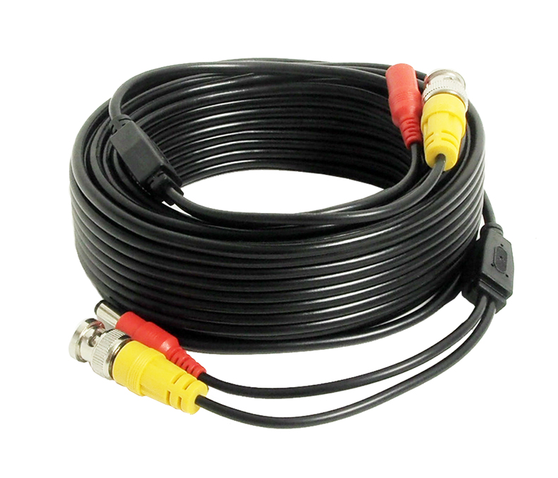 Câble coaxial RG-59 pour allimentation de caméra de surveillance