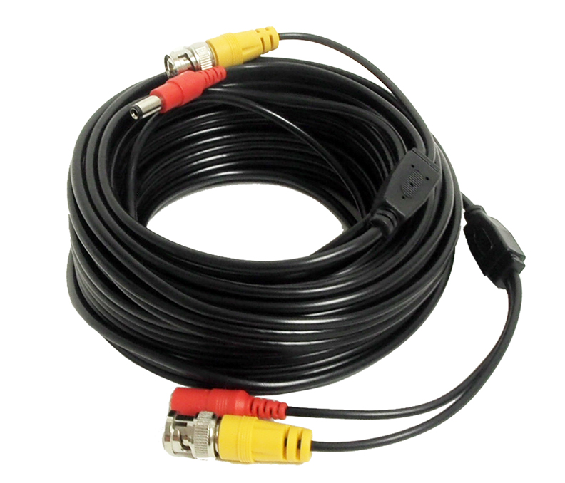 Câble coaxial RG-59 pour allimentation de caméra de surveillance