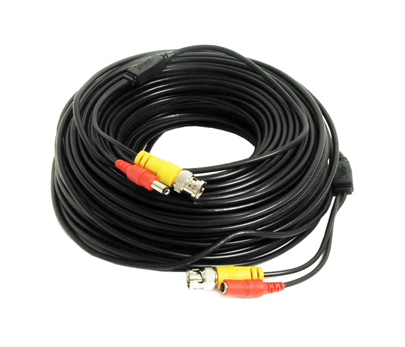 Câble coaxial RG-59 pour allimentation de caméra de surveillance