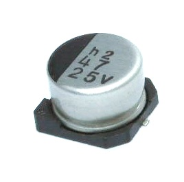 Condensateur radial polarisé 47 μF à 25 VDC