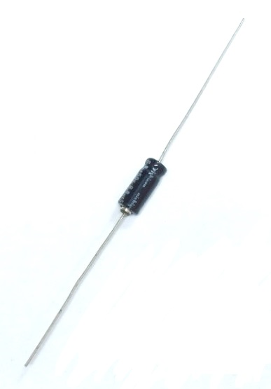 Condensateur axial polarisé 6.8 μF à 50 VDC 85°C