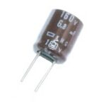Condensateur radial polarisé 6.8 µF à 160 VDC 105C