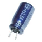 Condensateur radial polarisé 100 µF à 25 VDC