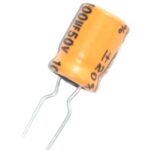 Condensateur radial polarisé 100 µF à 50 VDC