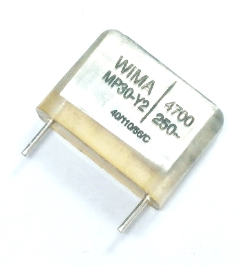 Condensateur non polarisé 0.0047 μF à 250 V