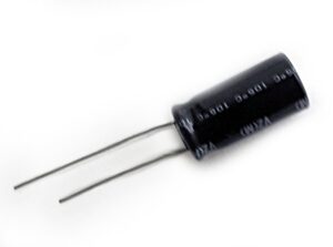 Condensateur radial, polarisé 33µF à 160V 105°
