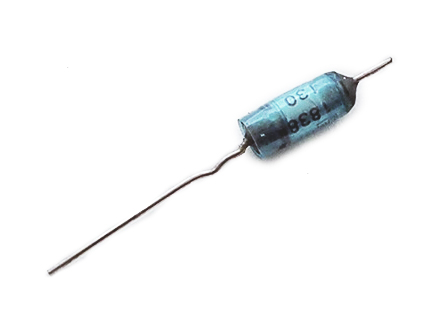 CONDENSATEUR 130PF 160V AXIAL COURTE