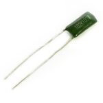 condensateur 0.001UF 100V radial vert