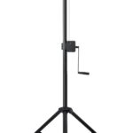 Pied pour projecteur avec manivelle