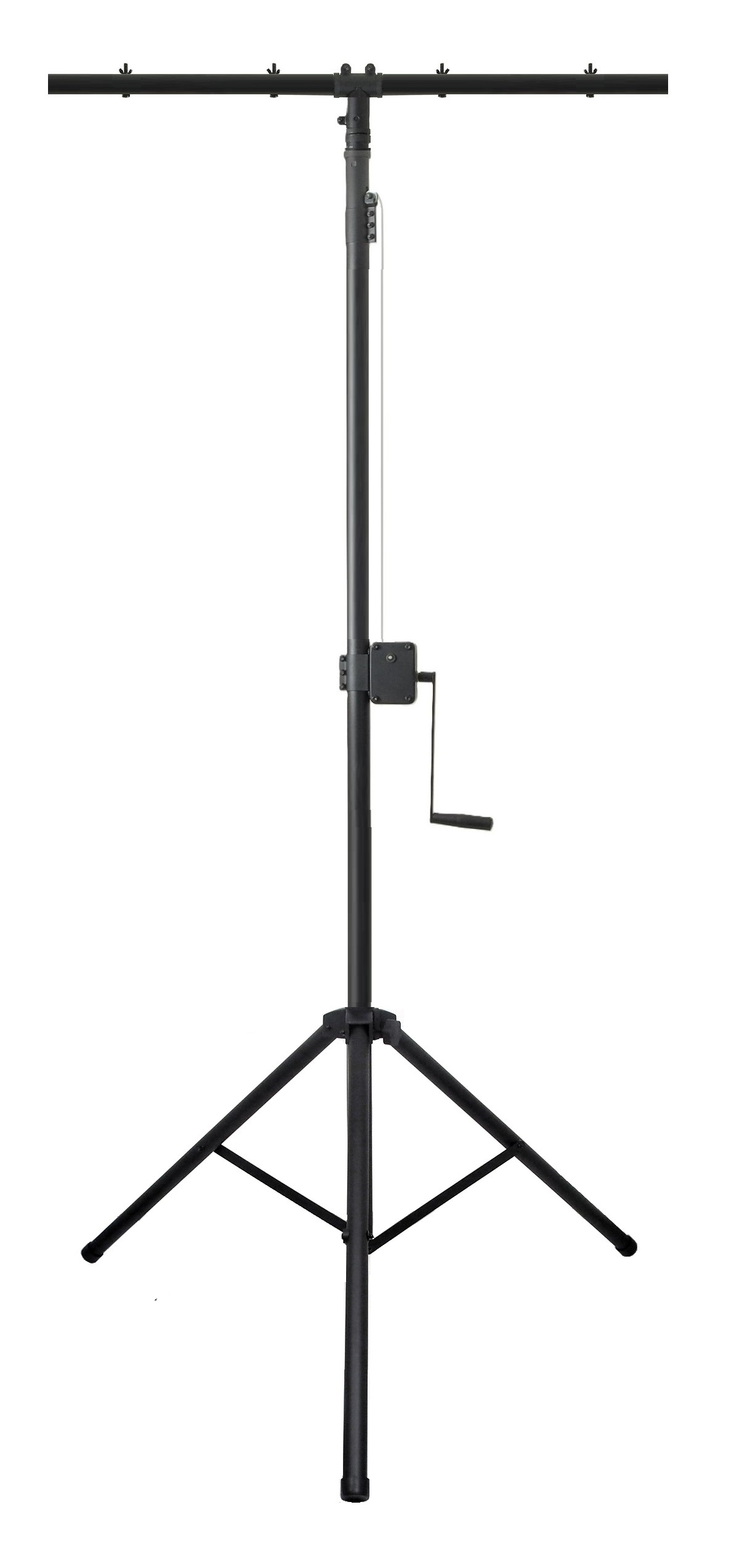 Pied pour projecteur avec manivelle