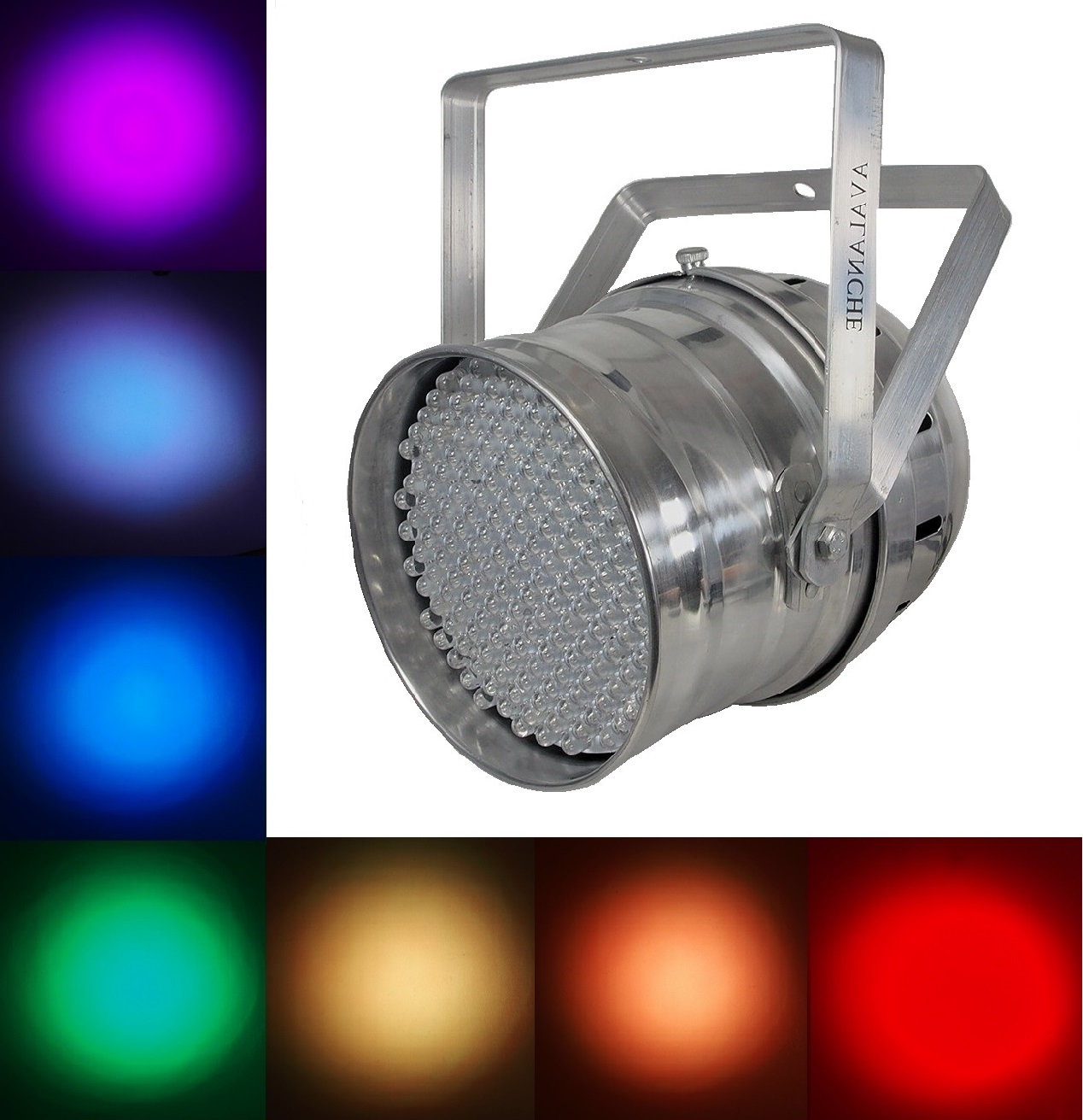 Projecteur PAR 64 aux DELs (RGB) faiseaux à 15°