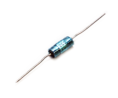 CONDENDATEUR 0.0027UF 63V AXIAL  TIGE LONGUE