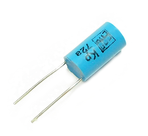 CONDENSATEUR 0.0047UF 63V RADIAL BLEU