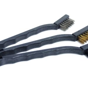 Ensemble de 3 mini brosses en laiton.