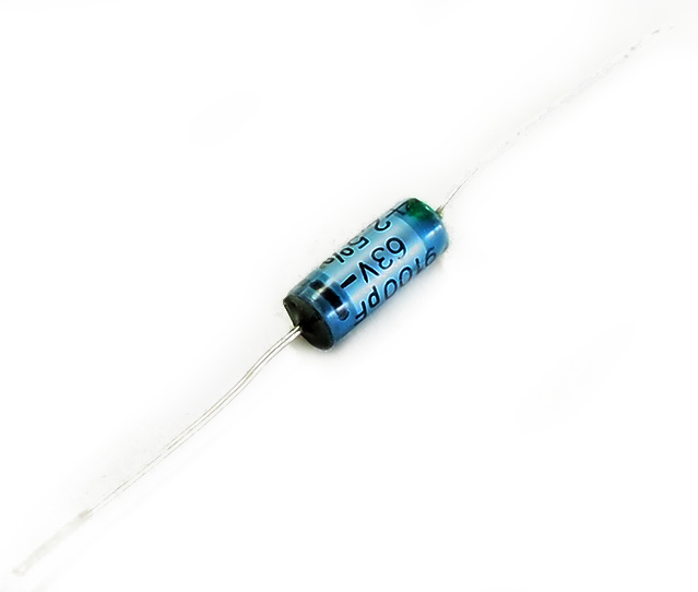 CONDENSATEUR 0.0091UF 63V AXIAL SURPLUS
