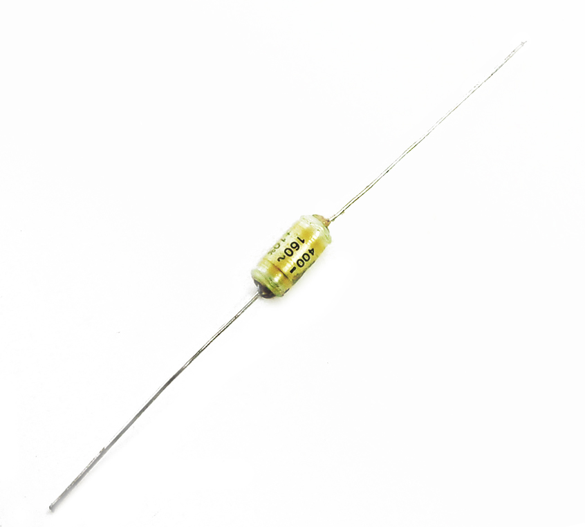 CONDENSATEUR 0.0047UF 400V AXIAL JAUNE