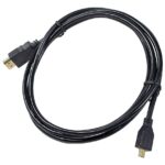 Câble adaptateur vidéo et audio avec connecteur micro HDMI à HDMI 6 pieds