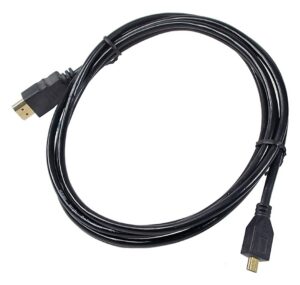 Câble adaptateur vidéo et audio avec connecteur micro HDMI à HDMI 6 pieds