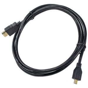 Câble adaptateur vidéo et audio avec connecteur micro HDMI à HDMI 6 pieds