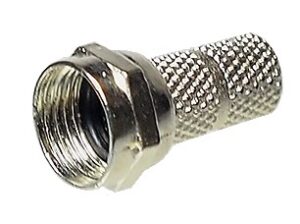 Connecteur coaxial à visser pour RG-59. Pas d'outillage nécessaire.