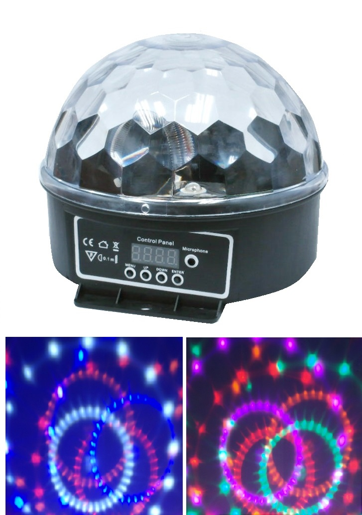 Mini star ball de 3 x 3 Watts