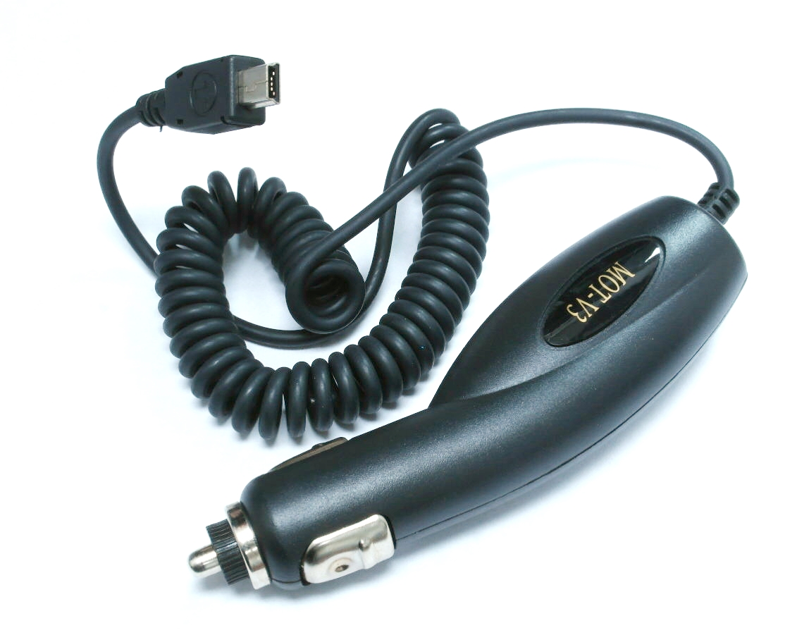 Chargeur 12 Volts pour voiture avec prise mini USB