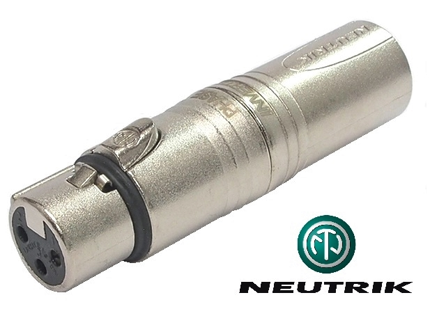 Inverseur de phase XLR 3 contacts mâle à femelle
