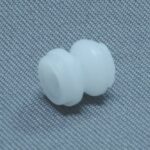 Poulie en plastique blanc 5.5  X 5.8  X1.9 mm