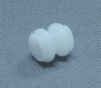 Poulie en plastique blanc 5.5  X 5.8  X1.9 mm