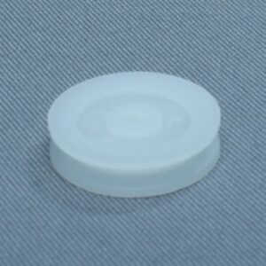 Poulie en plastique blanc 15 X 3.6 X1.9 mm