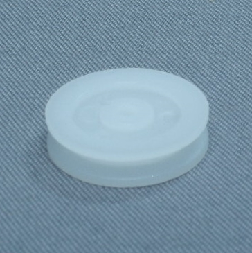 Poulie en plastique blanc 15  X 3.6 X1.9 mm