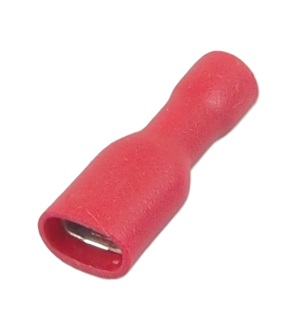 Terminal plat 0.187'' femelle entièrement isolé