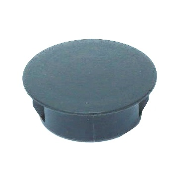 Bouchon en plastique noir - 10 mm