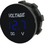 Voltmètre imperméable 6-30 VDC SKU-12 / Bleu
