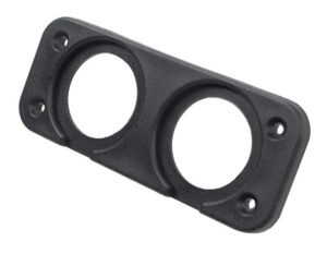 Plaque 2 trous SKU-17 pour voltmètre / USB / 12V