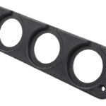 Plaque 3 trous SKU-18 pour voltmètre / USB / 12V
