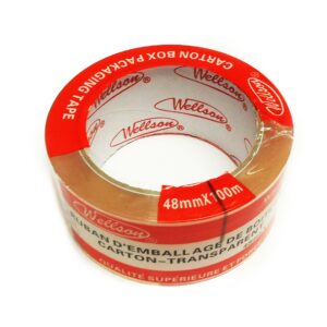 Ruban d'emballage de boite en carton- transparent 48mm x 100m