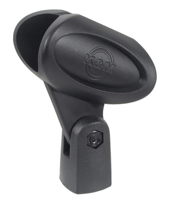 Pince pour microphone noir - 3/8". Diamètre de l'attache: 28 - 34 mm.