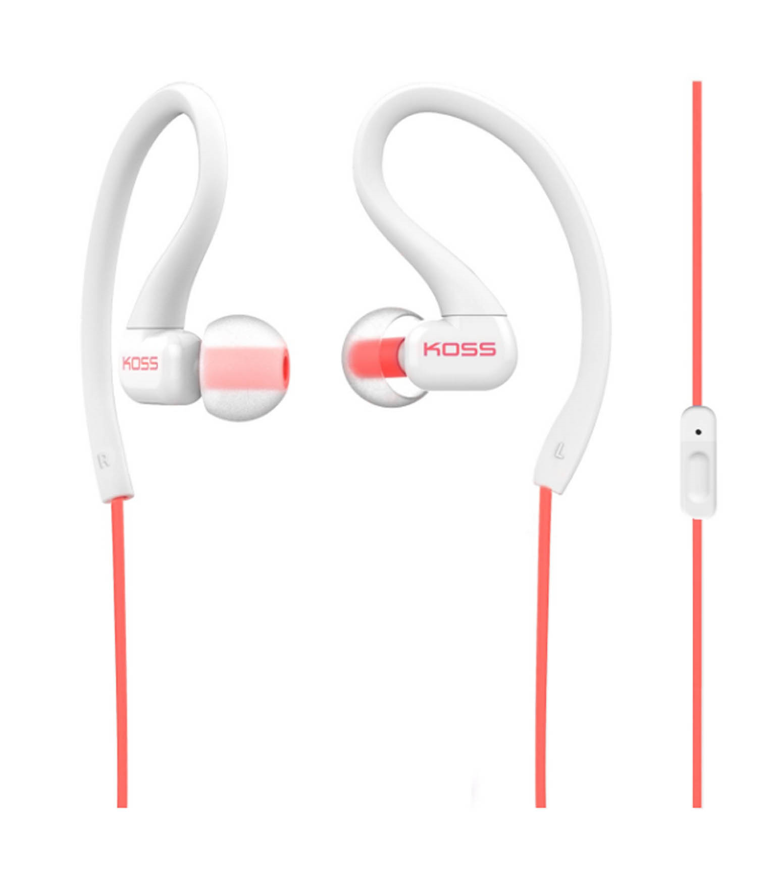 ÉCOUTEUR AVEC CLIP FLEXIBLE ET MICROPHONE KOSS
