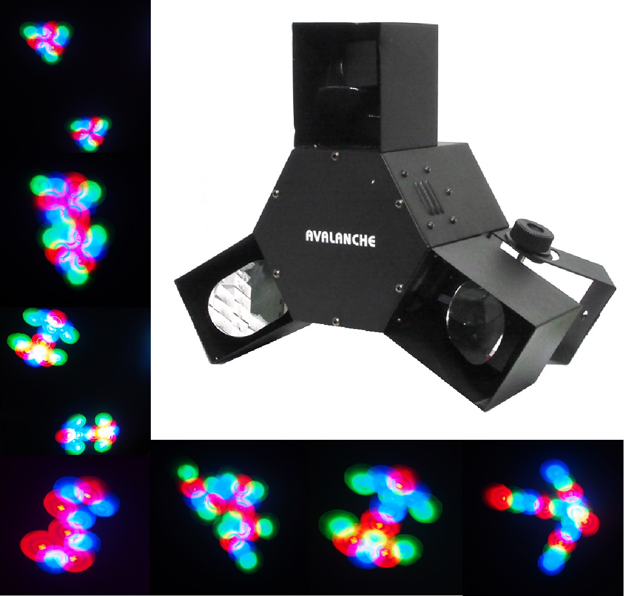 Projecteur "Three claw fish" aux DELs (RGB)