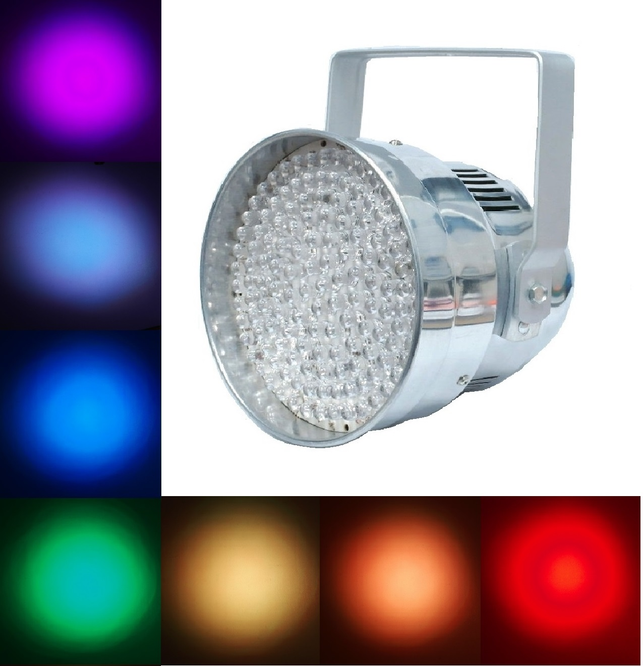 Projecteur PAR 56 à 139 DELs (RGB) faisceau de 60°
