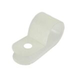 Paquet de 100 attaches pour câbles - 1/2" clamp blanc