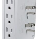 Multiprise électrique latérale à 6 prises