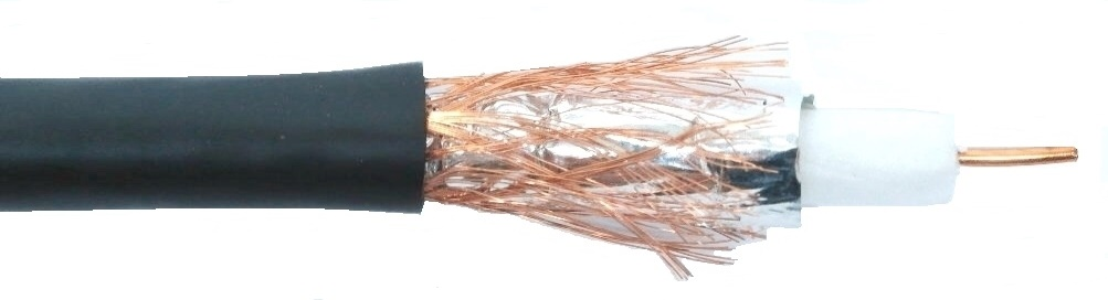 Câble coaxial pour satellite RG-6 95%, 1000 ft