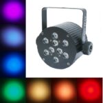 Projecteur PAR 9 DELs de 3 Watts (RGB)