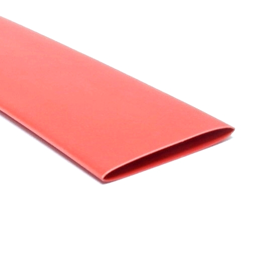 Gaine thermorétractable rouge - 1" (25 mm) - 1m