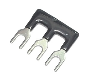 Bande à 3 pos. de terminaux fourchette pré-isolés