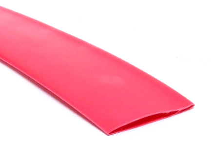 Gaine thermorétractable rouge - 3/4" (20 mm)